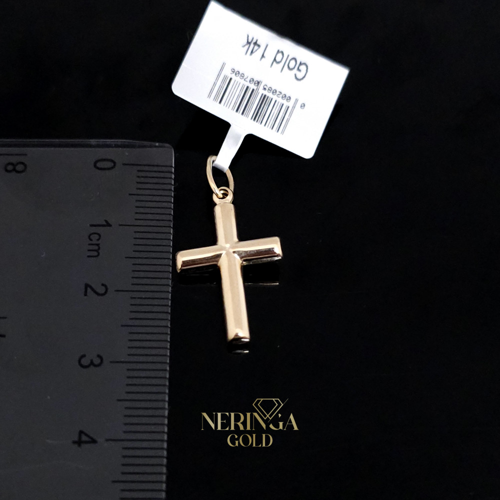 Rose gold cross pendant #62319