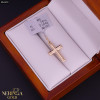 Rose gold cross pendant #62310