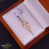 Rose gold cross pendant #62319