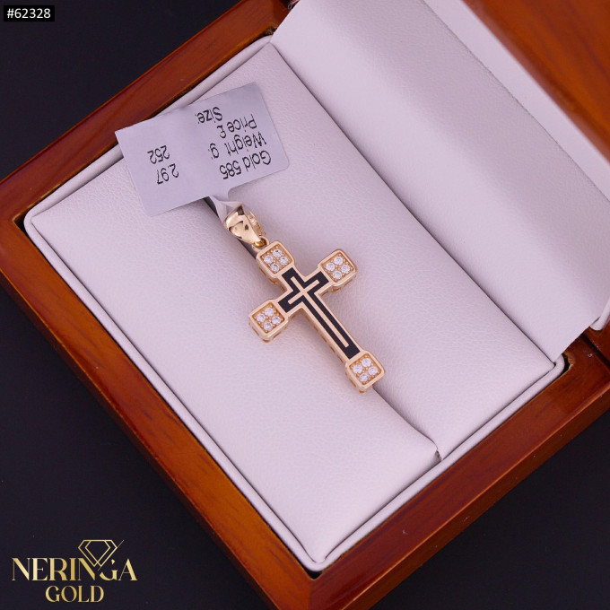 Rose gold cross pendant #62328 Rose gold cross pendant #62328