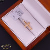 Rose gold cross pendant #62335