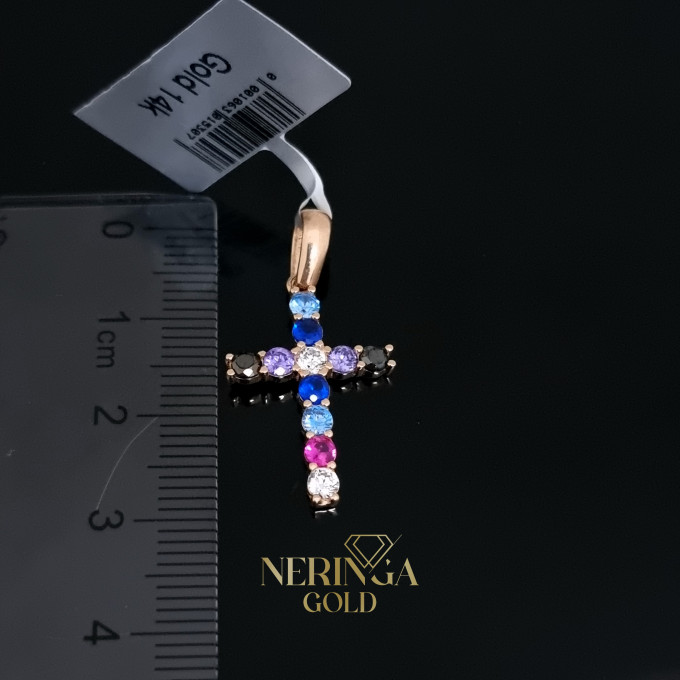 Rose gold cross pendant #62663 Rose gold cross pendant #62663