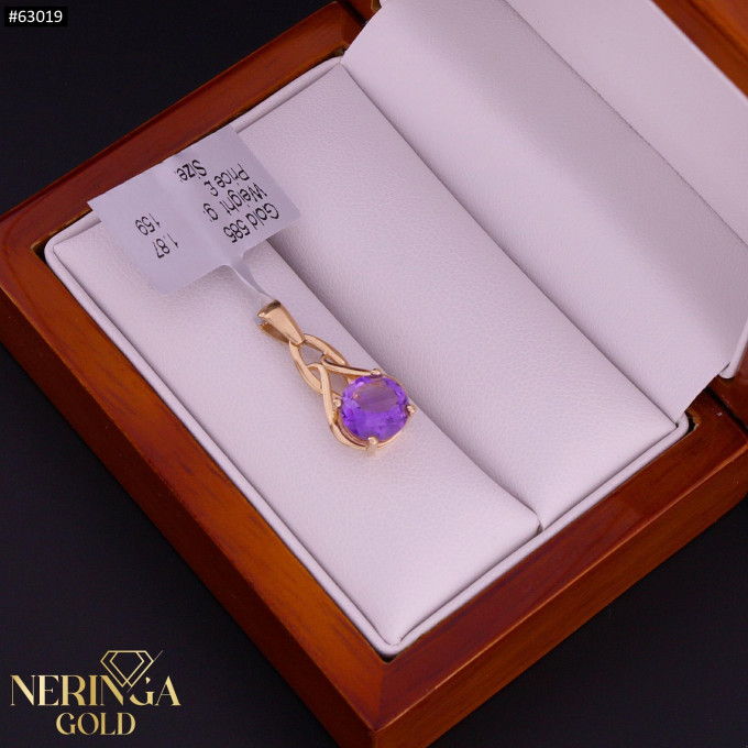 Rose gold pendant #63019 Rose gold pendant #63019