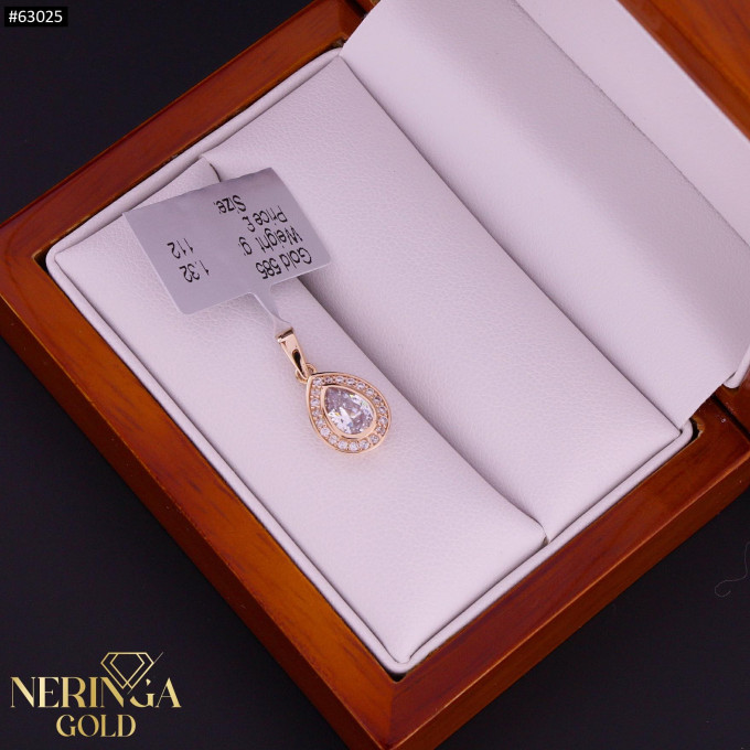 Rose gold pendant #63025 Rose gold pendant #63025