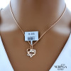 Rose gold heart pendant #63115 Rose gold heart pendant #63115
