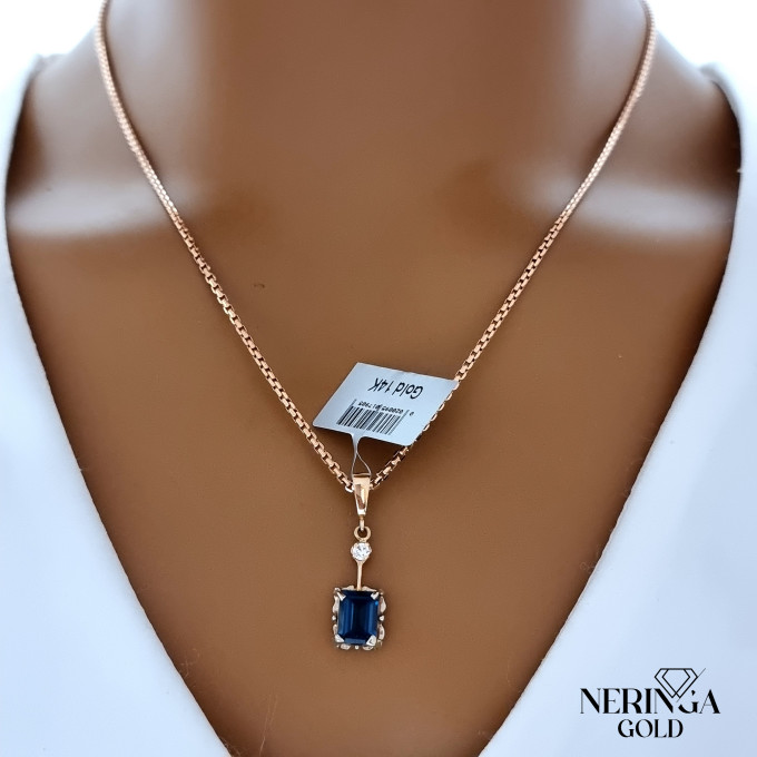 White rose gold pendant #64367 White rose gold pendant #64367