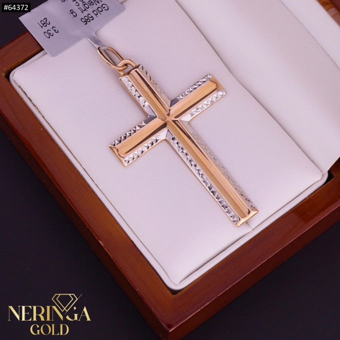Rose gold cross pendant #64372 Rose gold cross pendant #64372