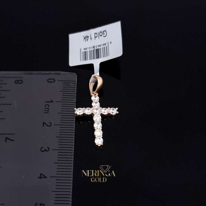 Rose gold cross pendant #64655 Rose gold cross pendant #64655