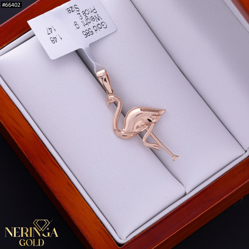 Rose gold pendant #66402