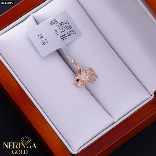 Rose gold pendant #66405