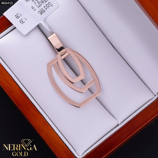 Rose gold pendant #66410