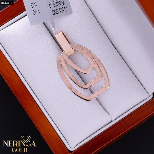 Rose gold pendant #66411