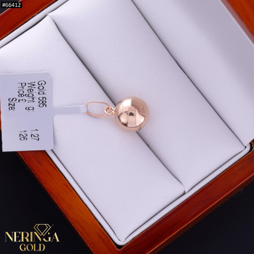 Rose gold pendant #66412