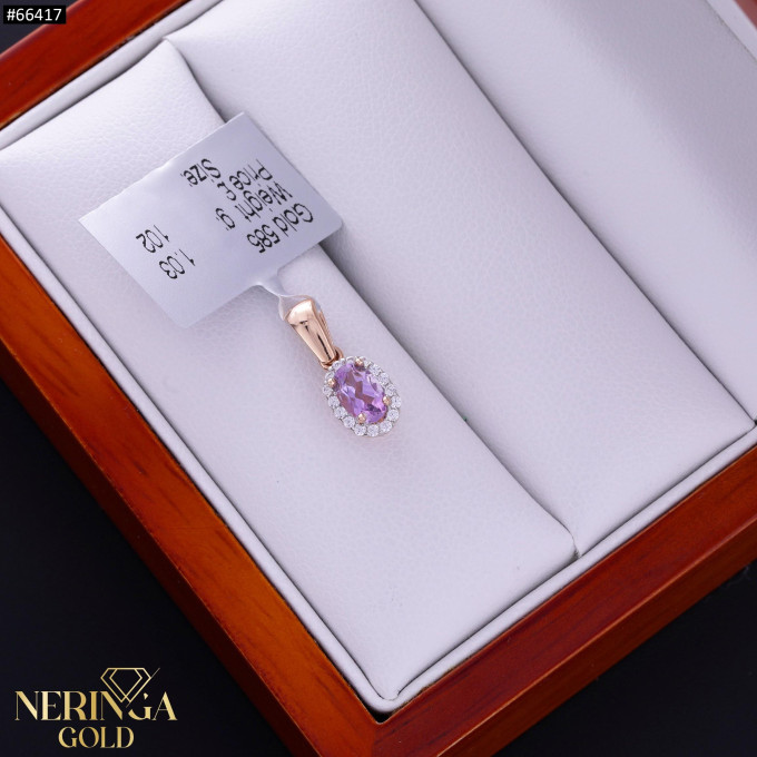 Rose gold pendant #66417 Rose gold pendant #66417