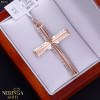 White rose gold cross pendant #66421 White rose gold cross pendant #66421