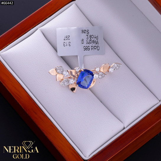 Rose gold clip and brooche #66442