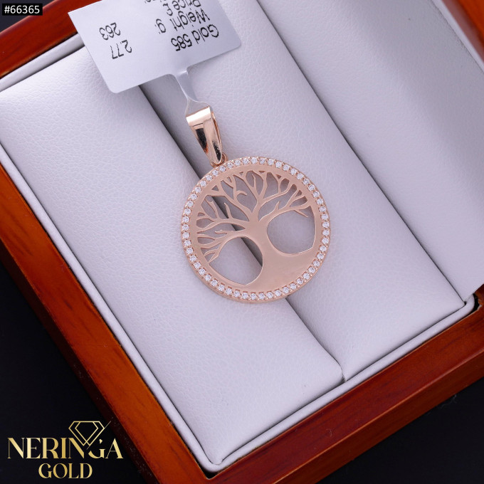 Rose gold pendant #66365 Rose gold pendant #66365