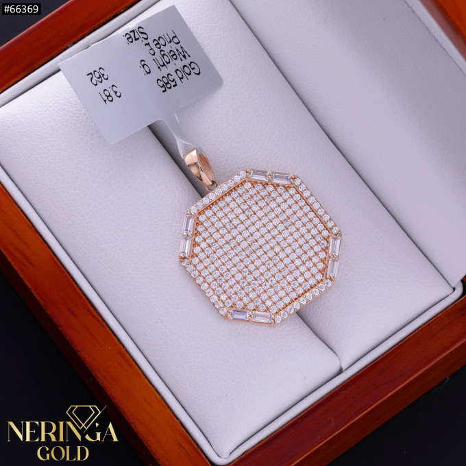 Rose gold pendant #66369 Rose gold pendant #66369