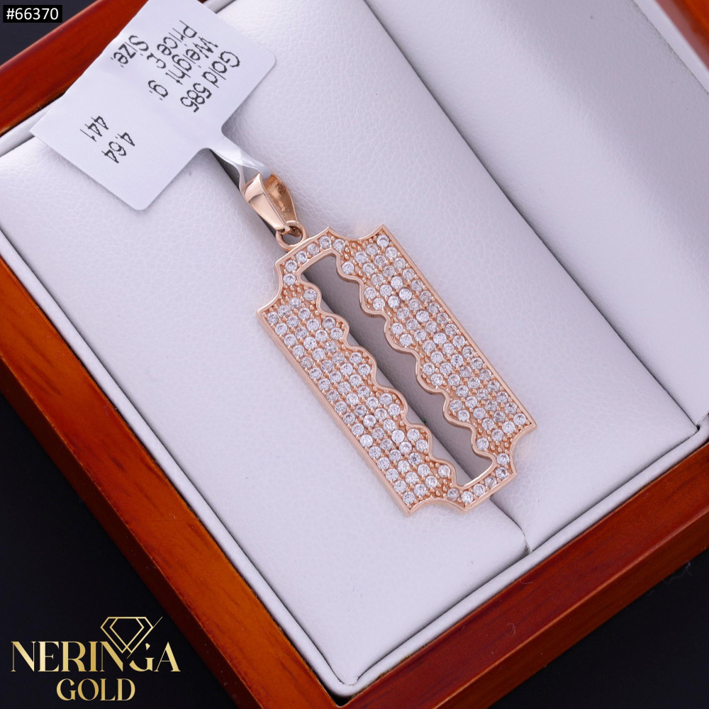 Rose gold pendant #66370