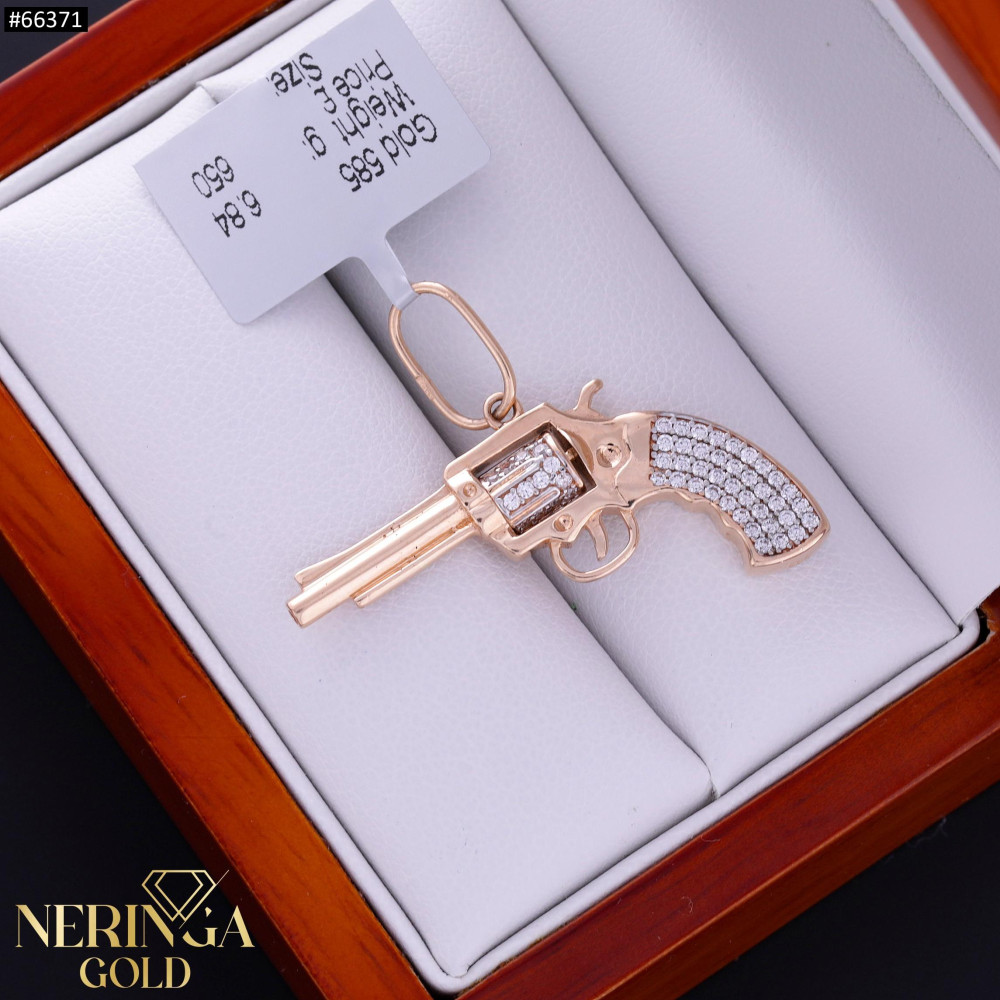 Rose gold pendant #66371