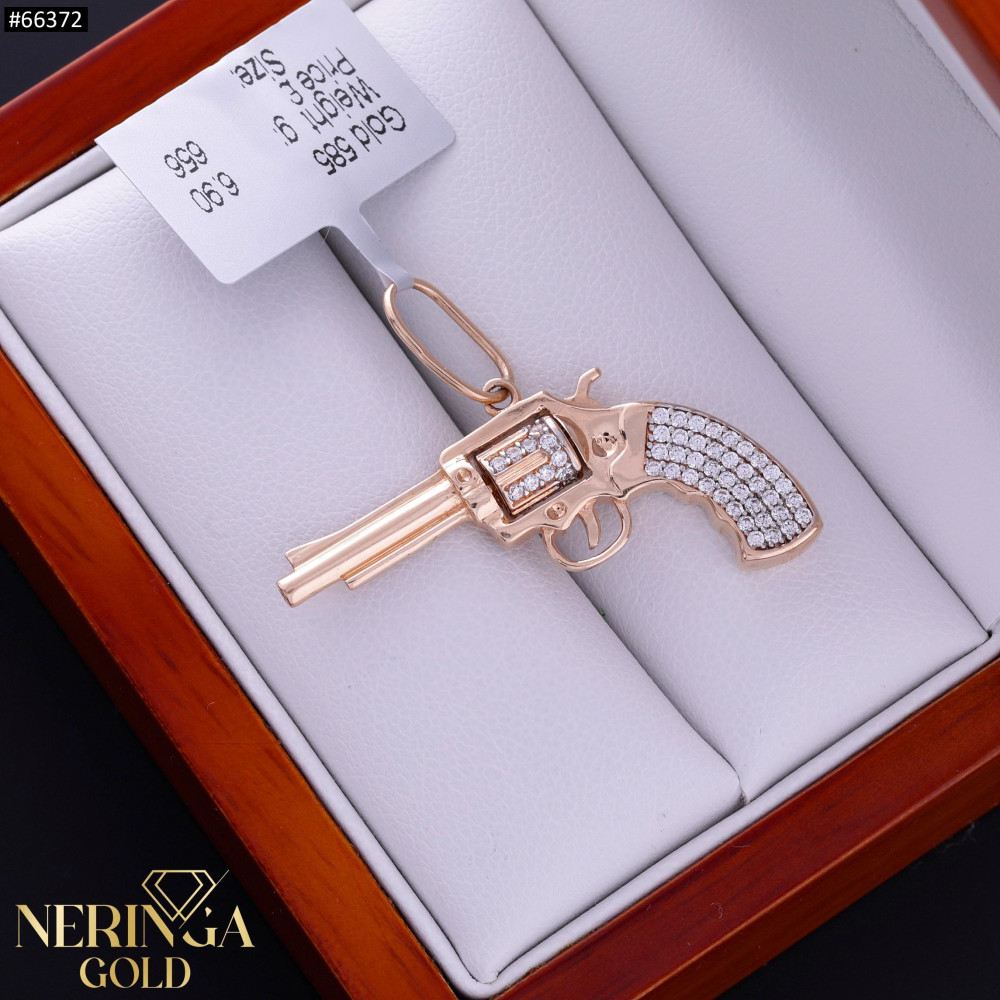 Rose gold pendant #66372