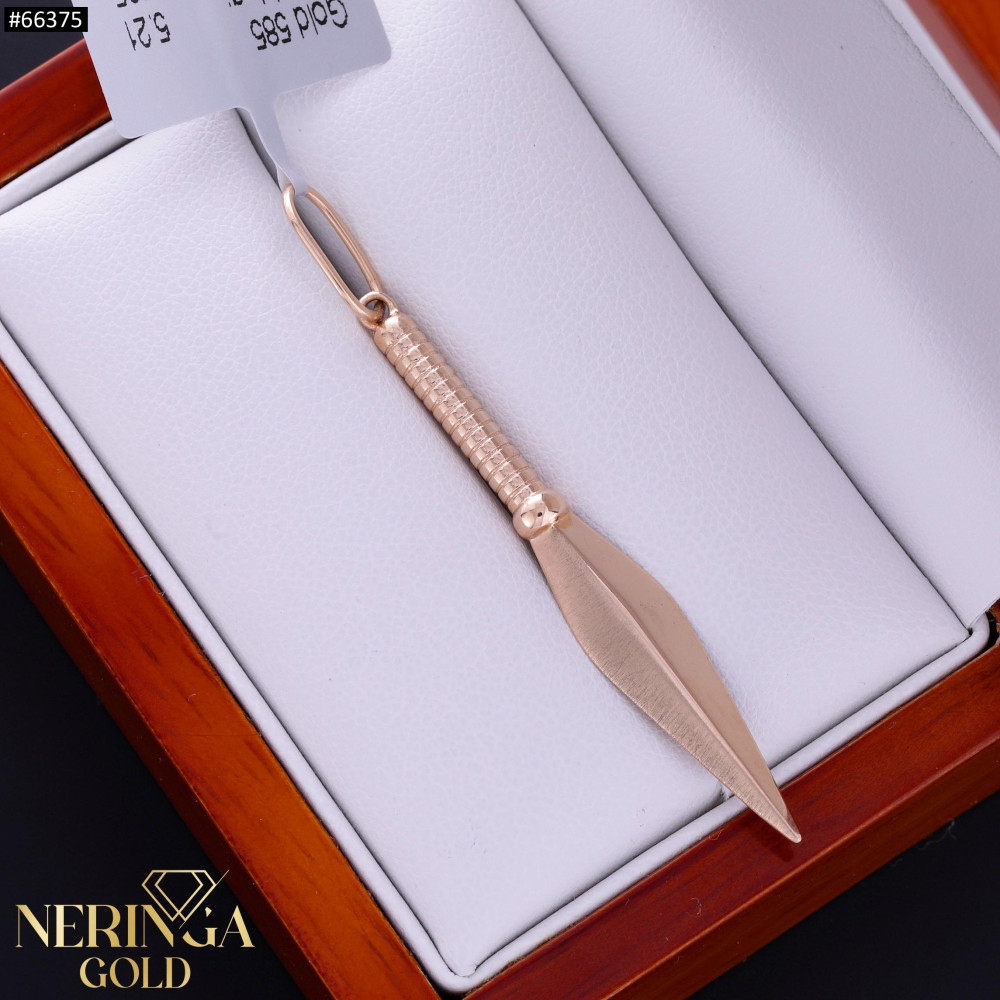 Rose gold pendant #66375