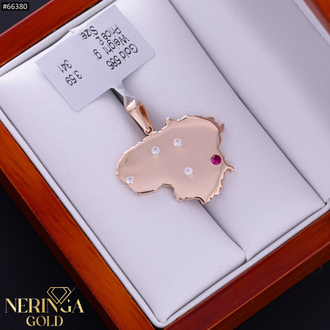 Rose gold pendant #66380 Rose gold pendant #66380