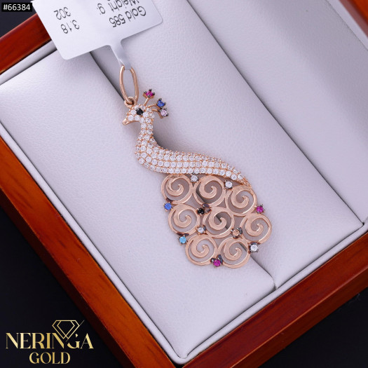 Rose gold pendant #66384