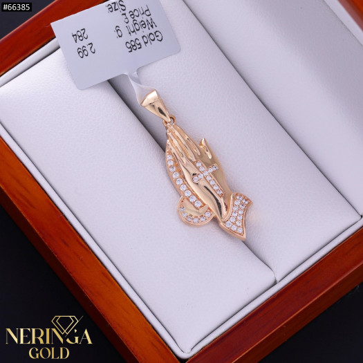 Rose gold pendant #66385