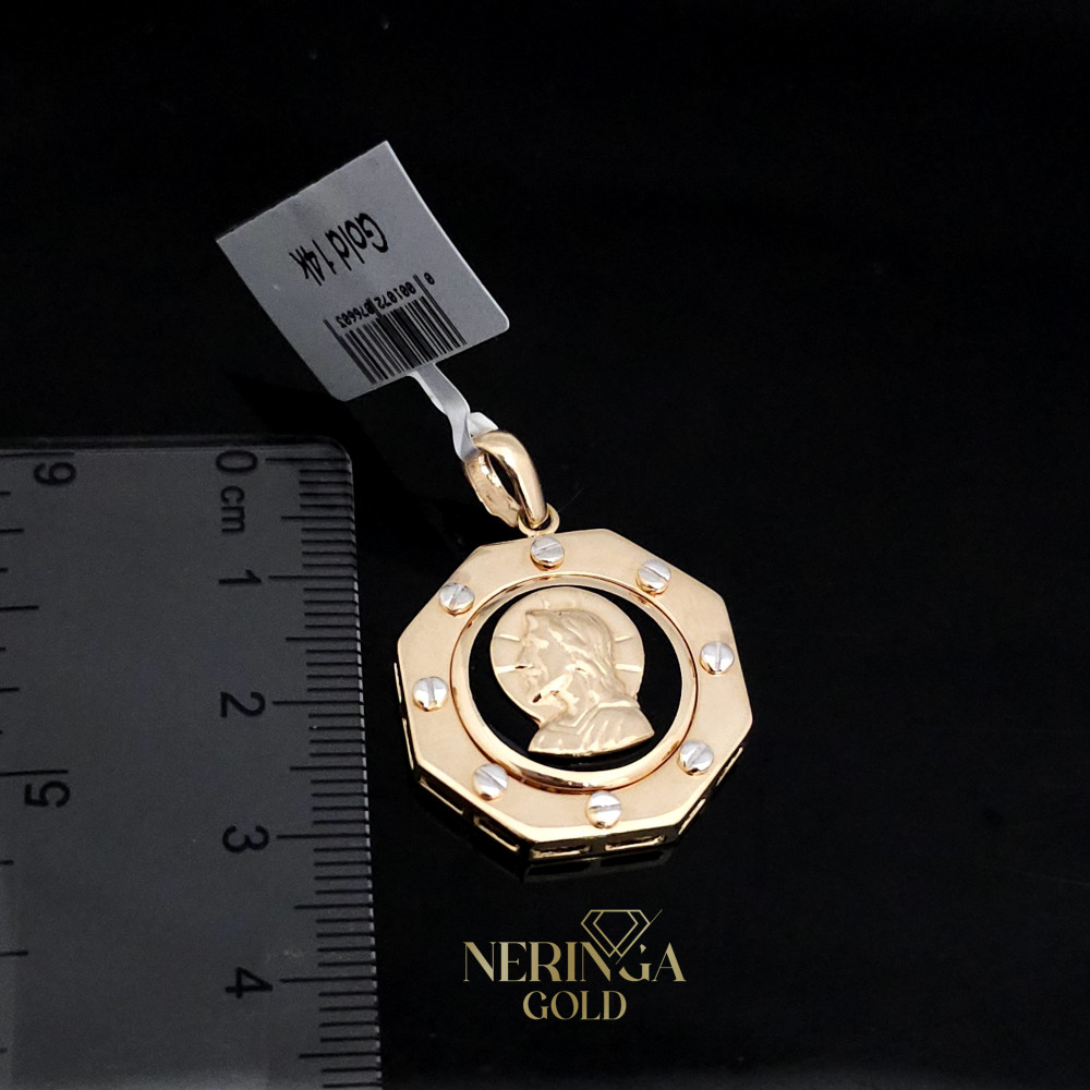 Rose gold icon pendant #66440