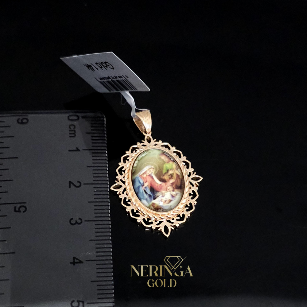 Rose gold icon pendant #66435