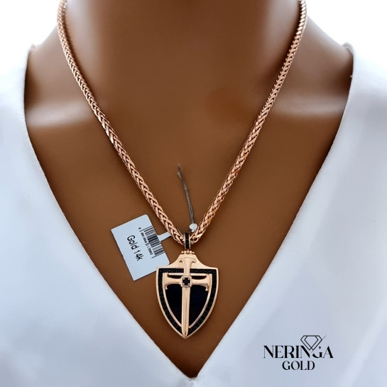 Rose gold pendant #66351