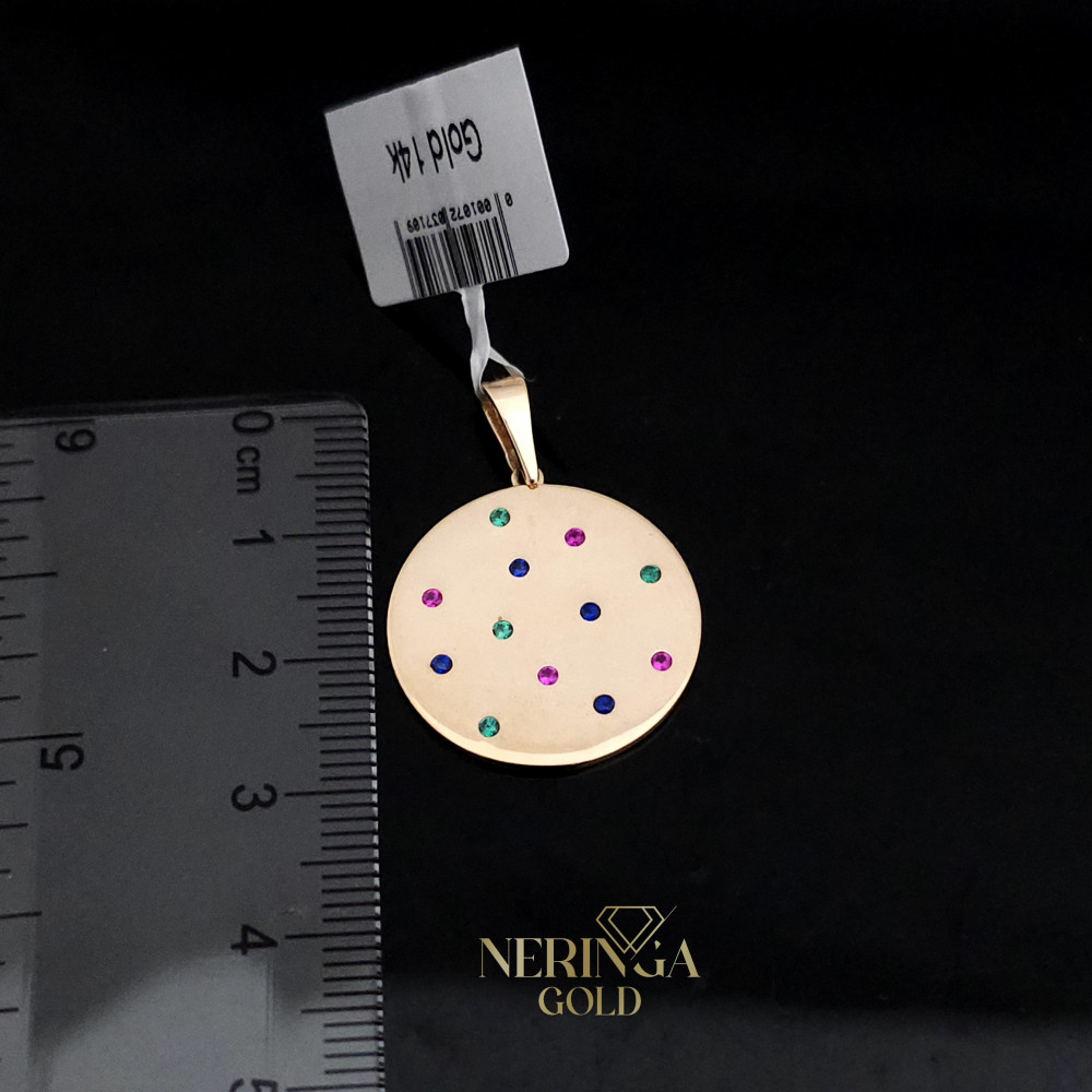 Rose gold pendant #66358