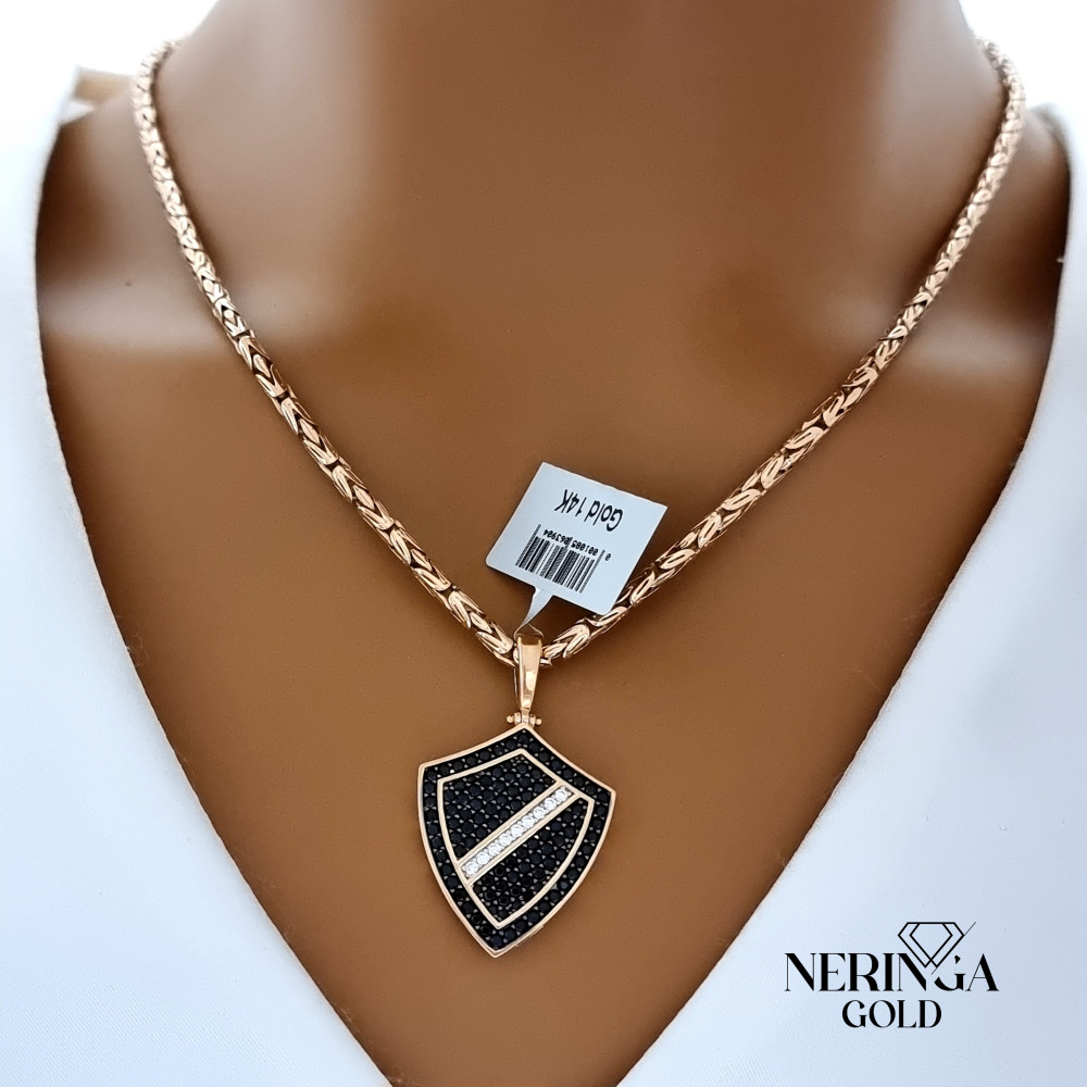 Rose gold pendant #66368