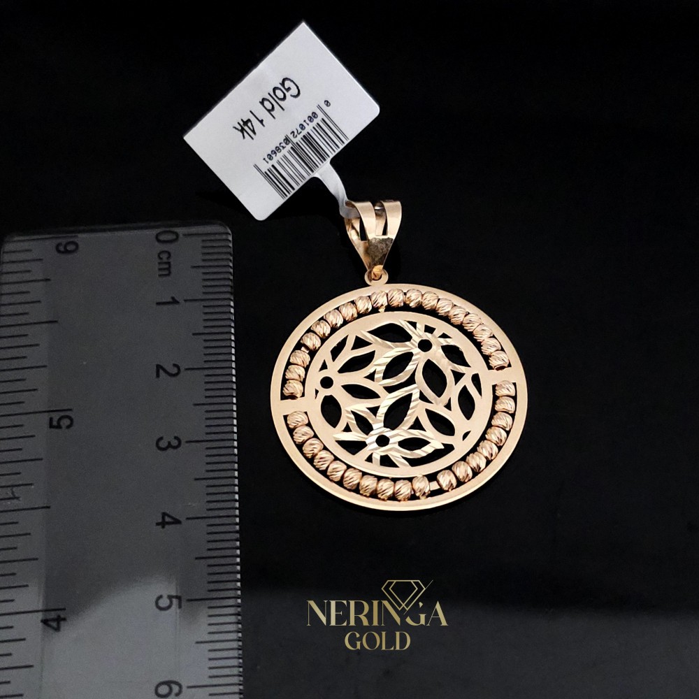 Rose gold pendant #66357