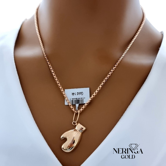 Rose gold pendant #66362