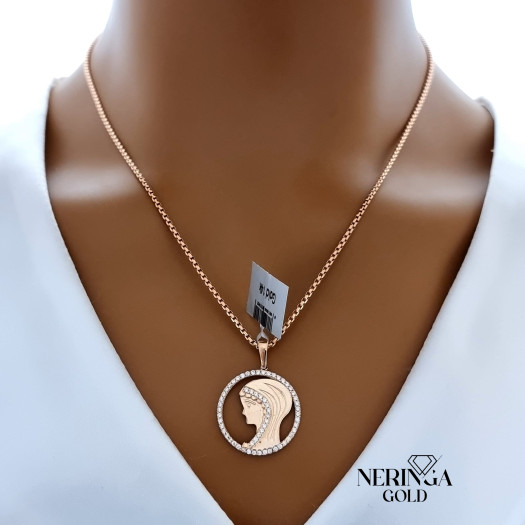 Rose gold pendant #66367