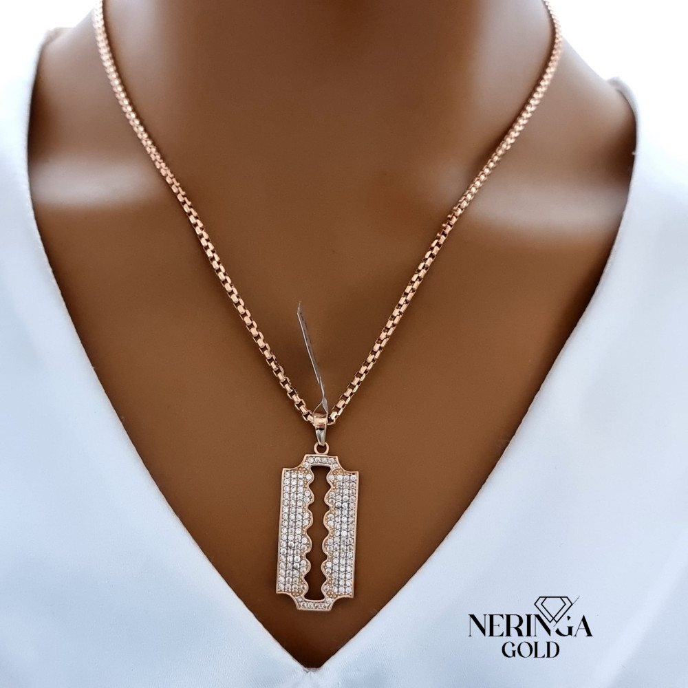 Rose gold pendant #66370