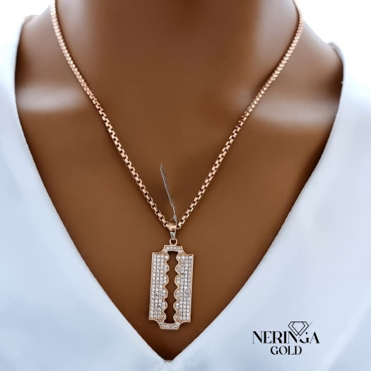 Rose gold pendant #66370