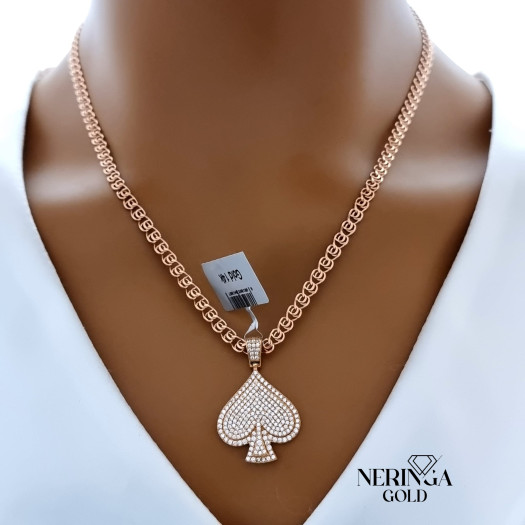 Rose gold pendant #66353