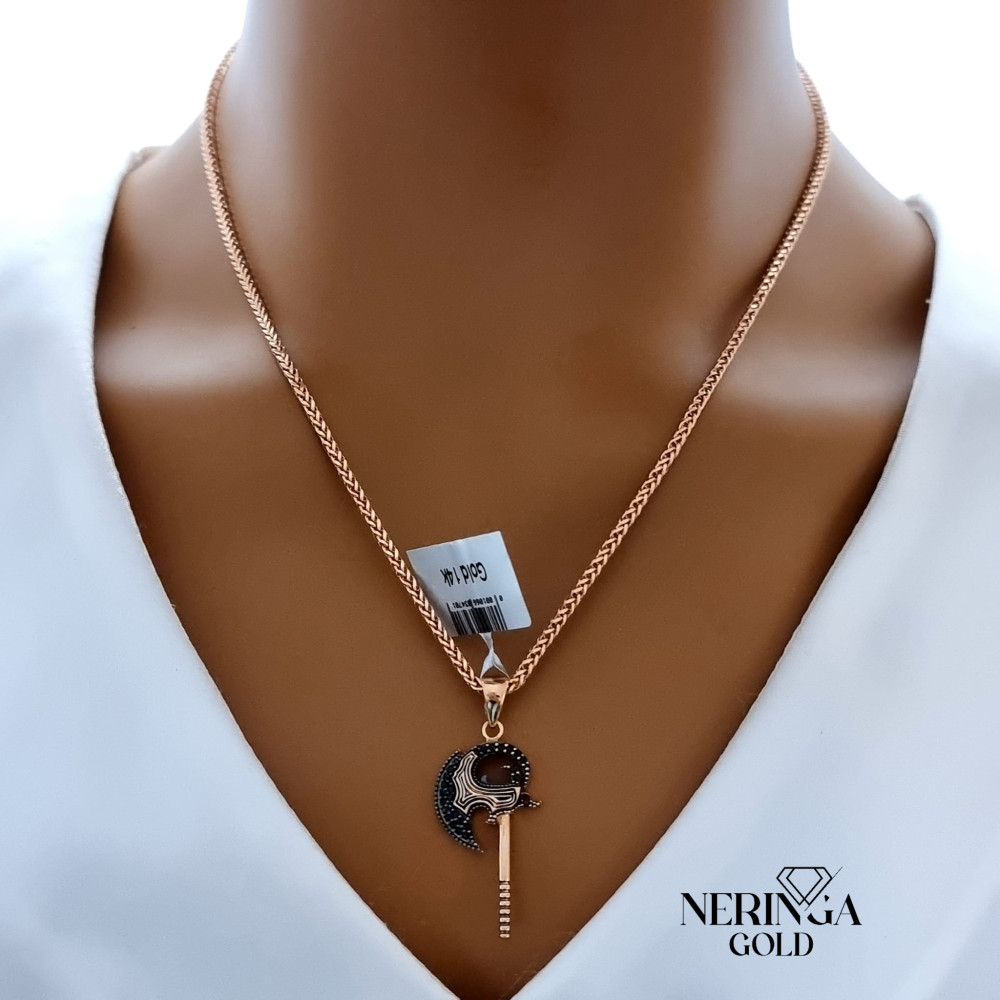 Rose gold pendant #66382