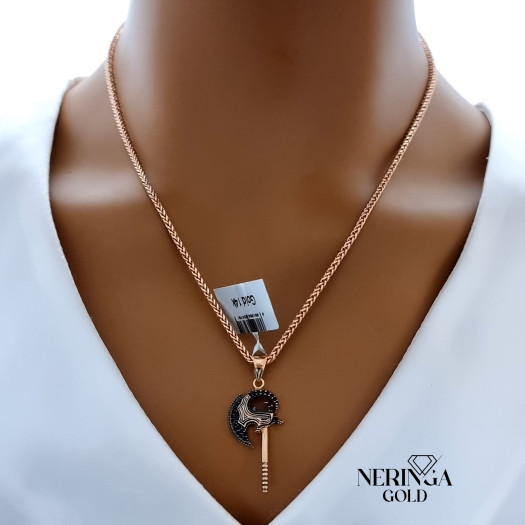 Rose gold pendant #66382