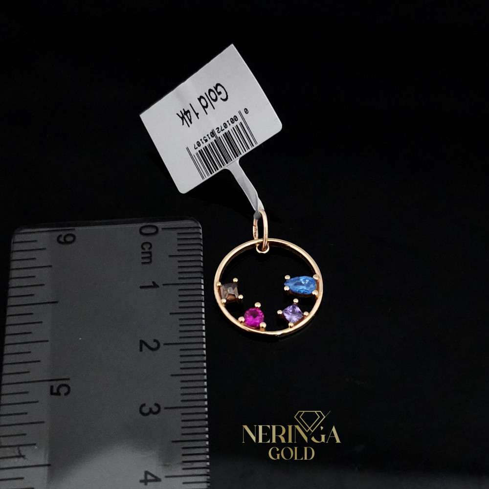 Rose gold pendant #66397