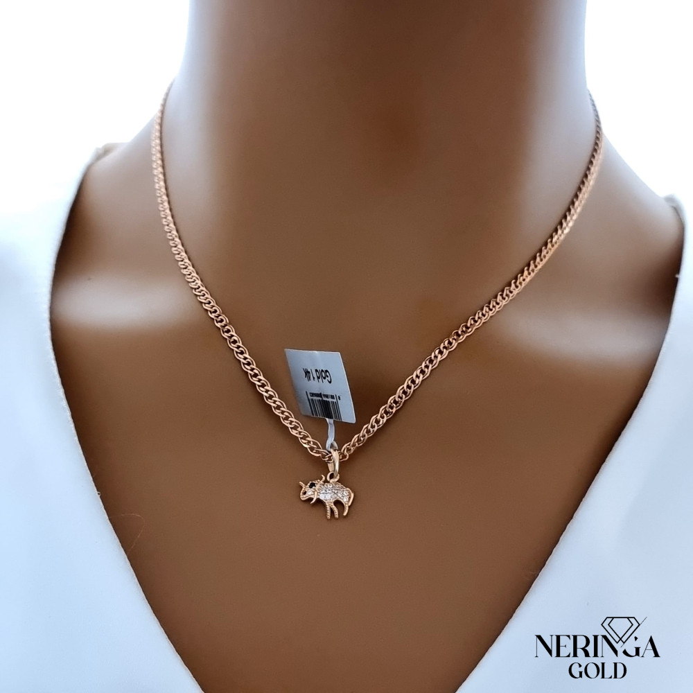 Rose gold pendant #66404