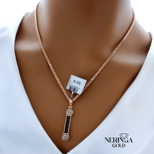 Rose gold pendant #66376