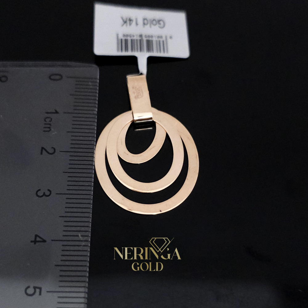 Rose gold pendant #66407
