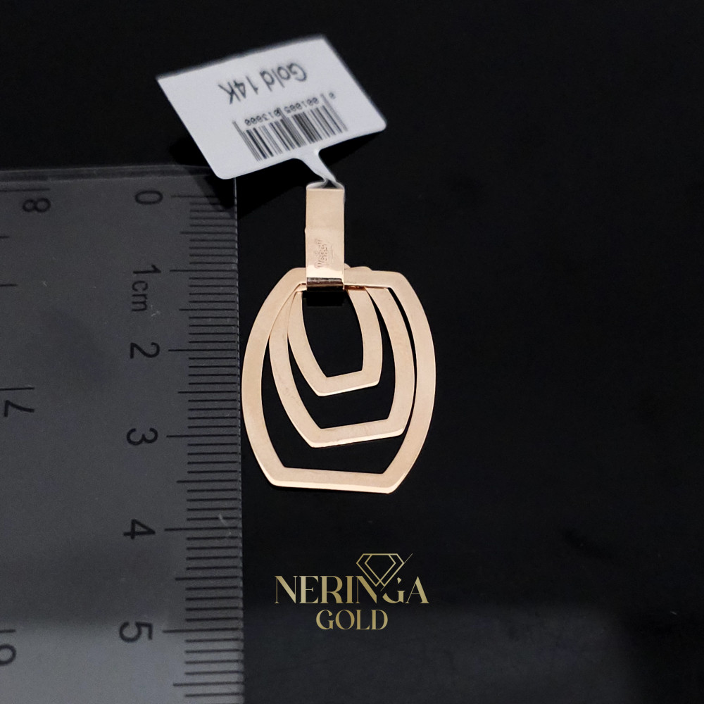 Rose gold pendant #66411