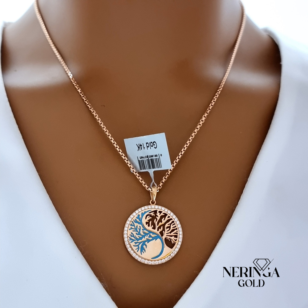 Rose gold pendant #66364