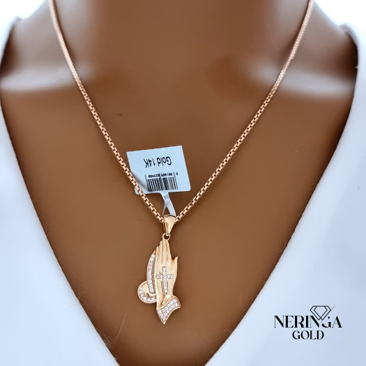 Rose gold pendant #66385