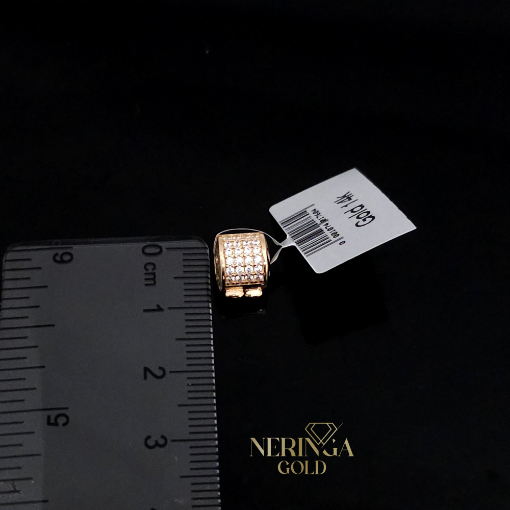 Rose gold charms beads #66521